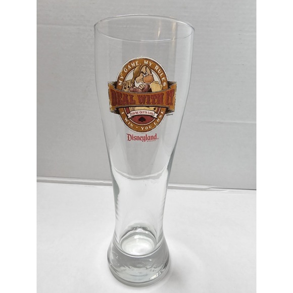 Other - Walt Disney World Grumpy Dwarf My Game My Rules Deal With It 1 PINT Glass